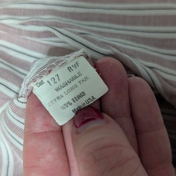 Vintage Kenny Rogers Western Snap Button Down Shirt Striepd Red White Cowboy XL - Picture 3 of 6